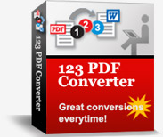 123PDFConverter: PDF Conversion Software screenshot