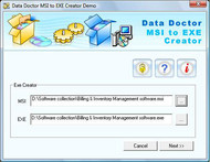 MSI to EXE Conversion Software screenshot